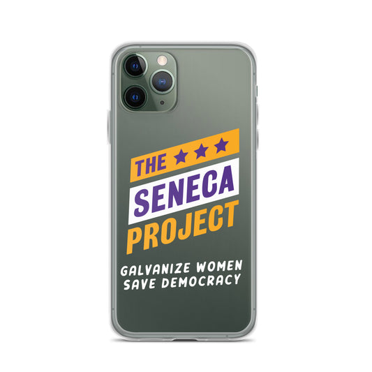 SENECA PROJECT LOGO CLEARE CASE iPHONE