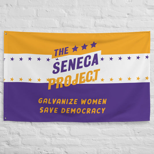 SENECA PROJECT VINTAGE WOMEN'S RIGHTS FLAG