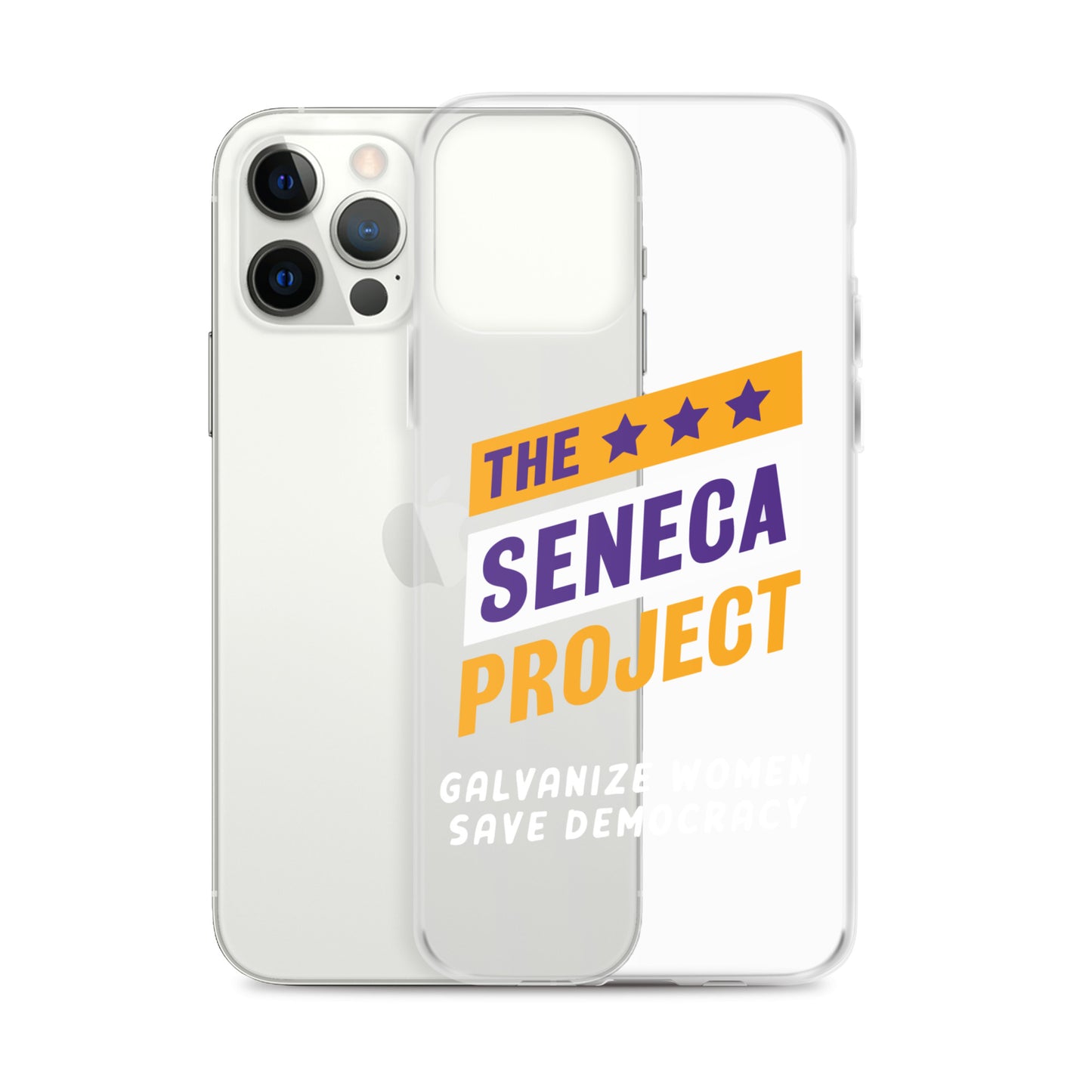 SENECA PROJECT LOGO CLEARE CASE iPHONE