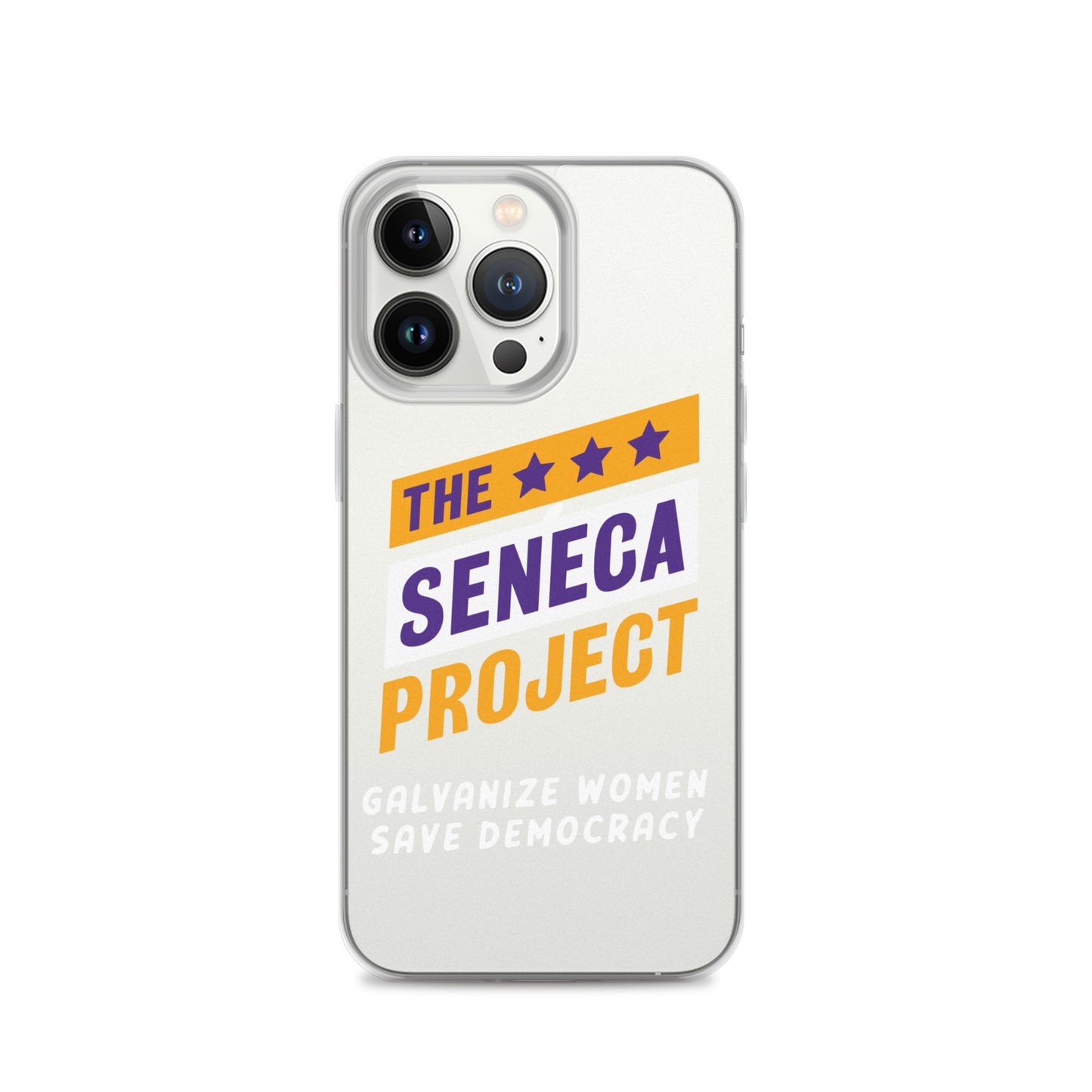 SENECA PROJECT LOGO CLEARE CASE iPHONE