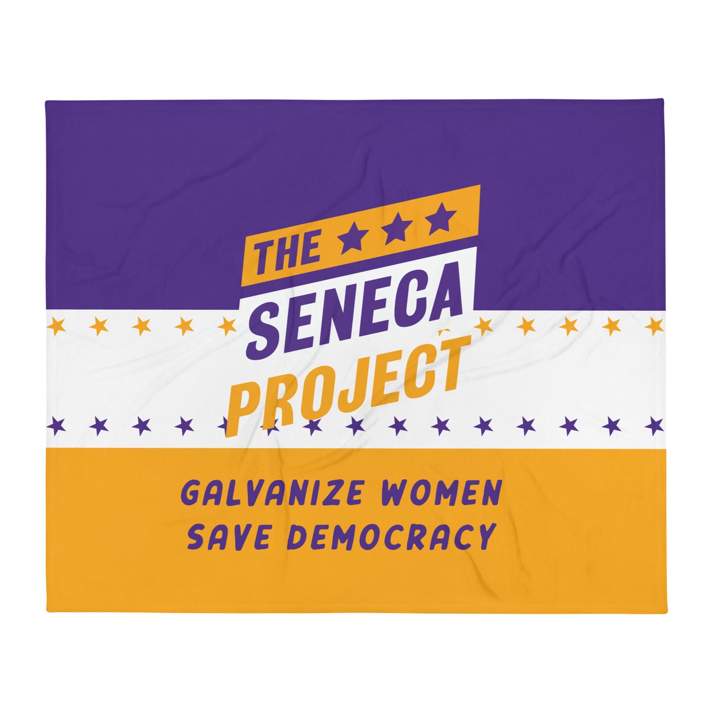 SENECA PROJECT VINTAGE WOMEN'S RIGHTS THROW BLANKET