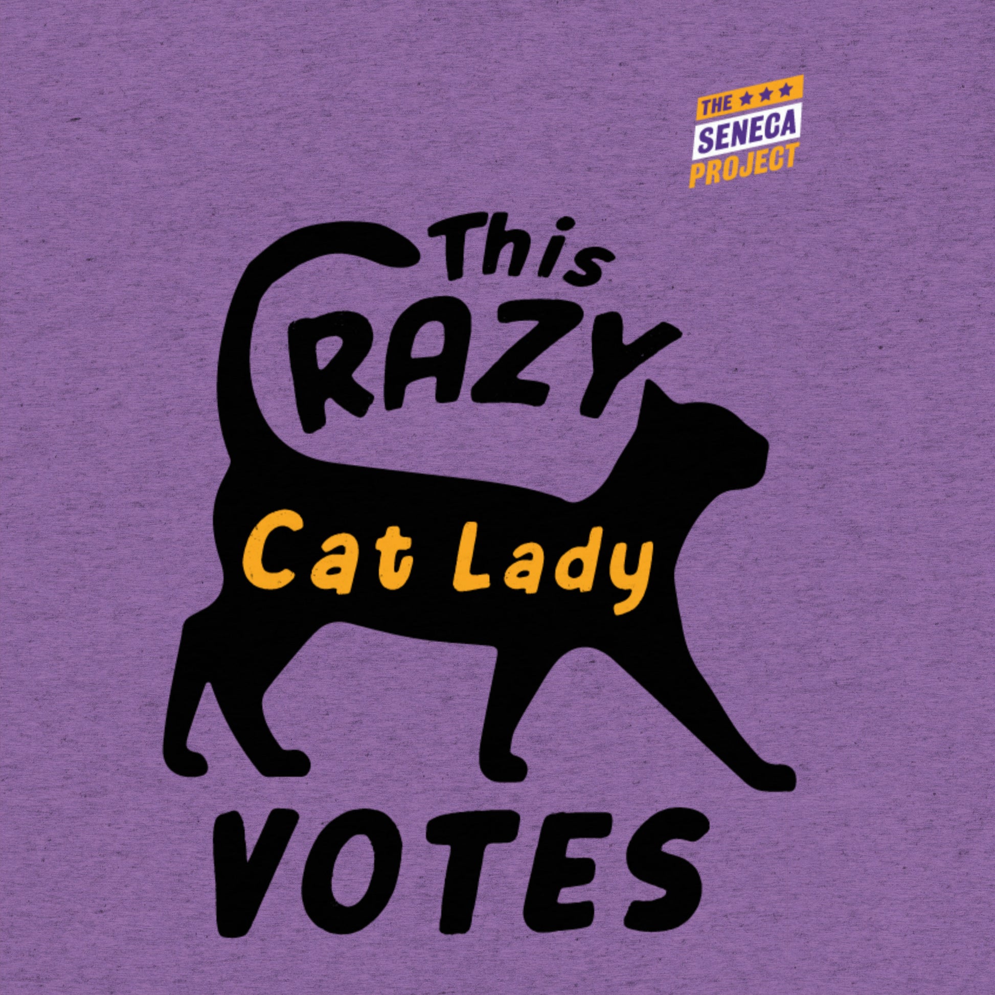 THIS CRAZY CAT LADY VOTES T-SHIRT