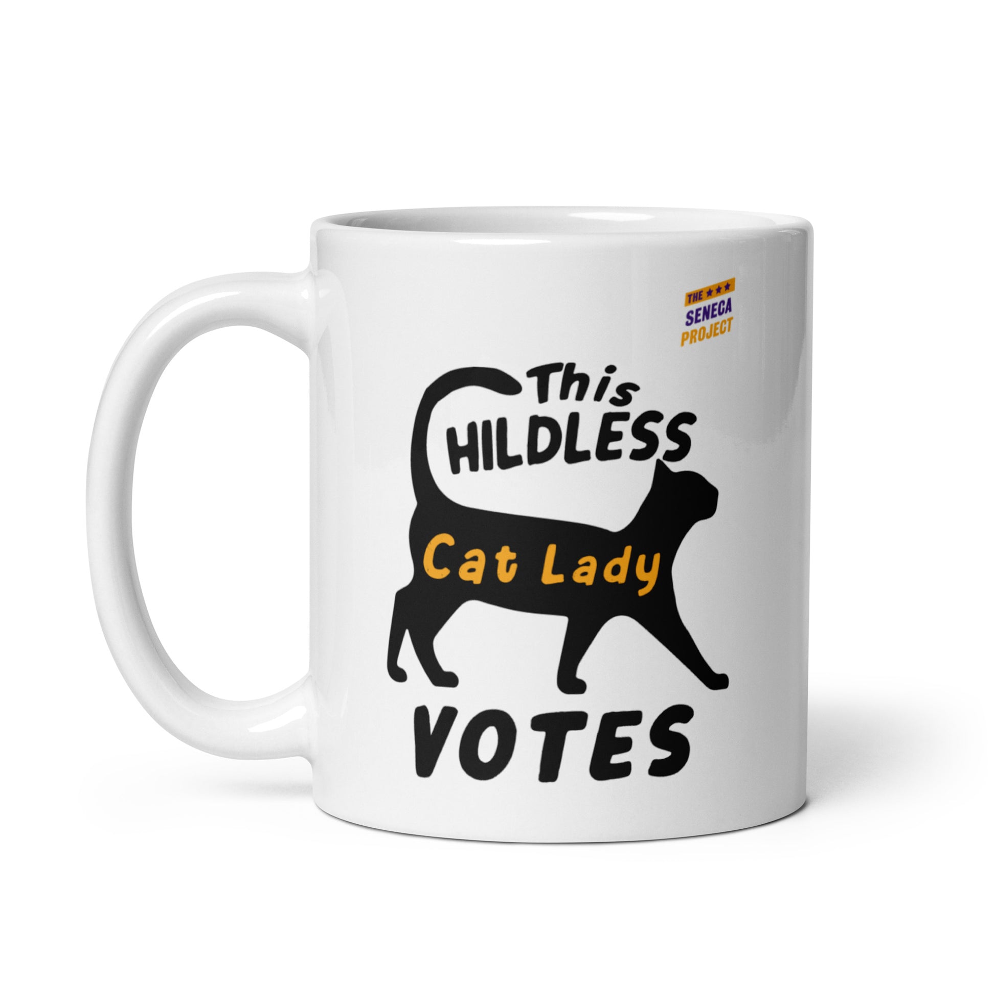 THIS CHILDLESS CAT LADY VOTES MUG