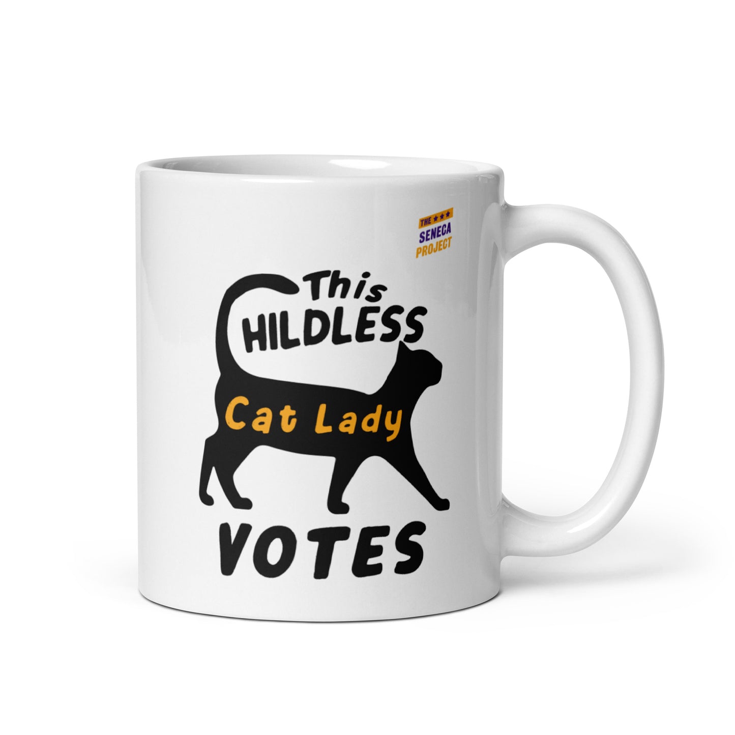 THIS CHILDLESS CAT LADY VOTES MUG